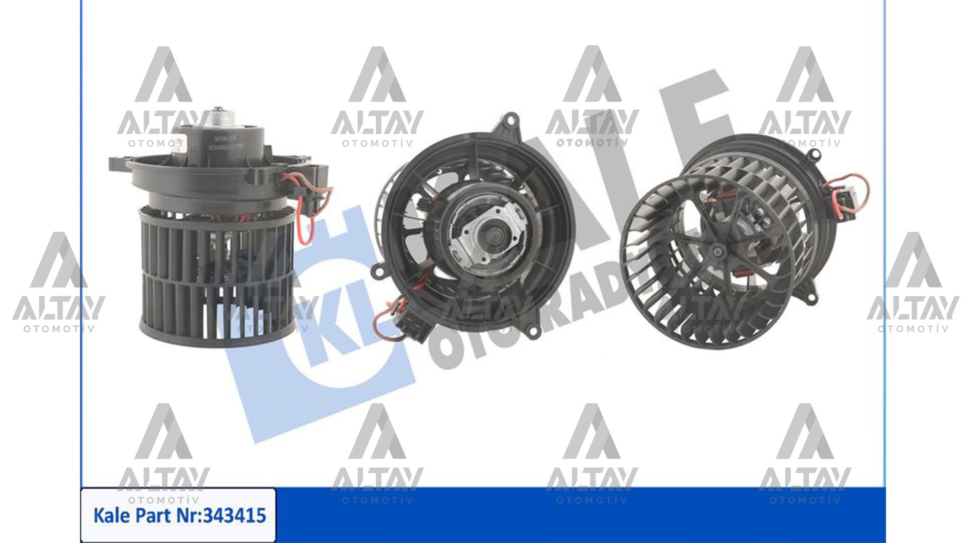 Ford Fiesta Radyatör Fan ve Motoru Kalorifer OEM 2S6H18456AD